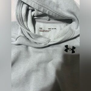 Under Armour Light Gray Hoodie and blue hoodie